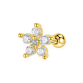 5 petal studs