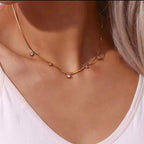 American Diamond Drop Necklace