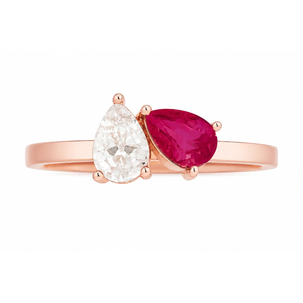 Blush Duo Ring