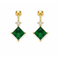 Emerald Studs (Pair)