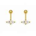 Crystal Eye Studs (Pair)
