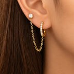 Double Piercing Earrings