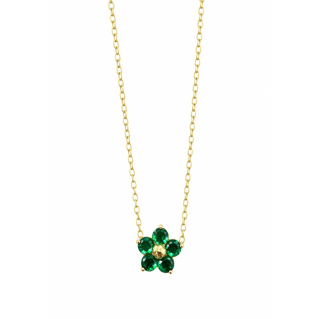 Emerald Petalia Pendant