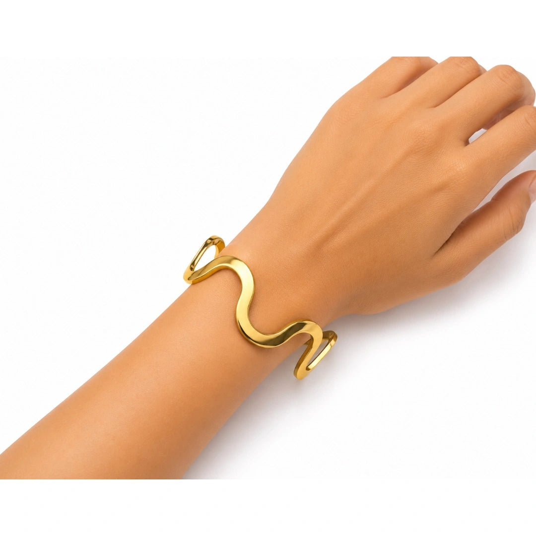 Wave Cuff Bracelet