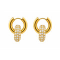 Crystal Detachable Hoops
