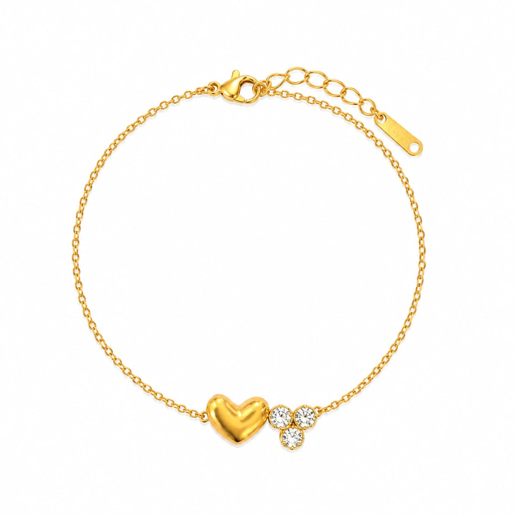 Heart & Stone Bracelet