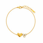 Heart & Stone Bracelet