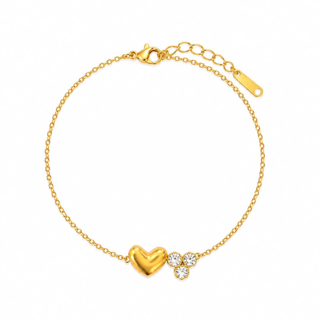 Heart & Stone Bracelet
