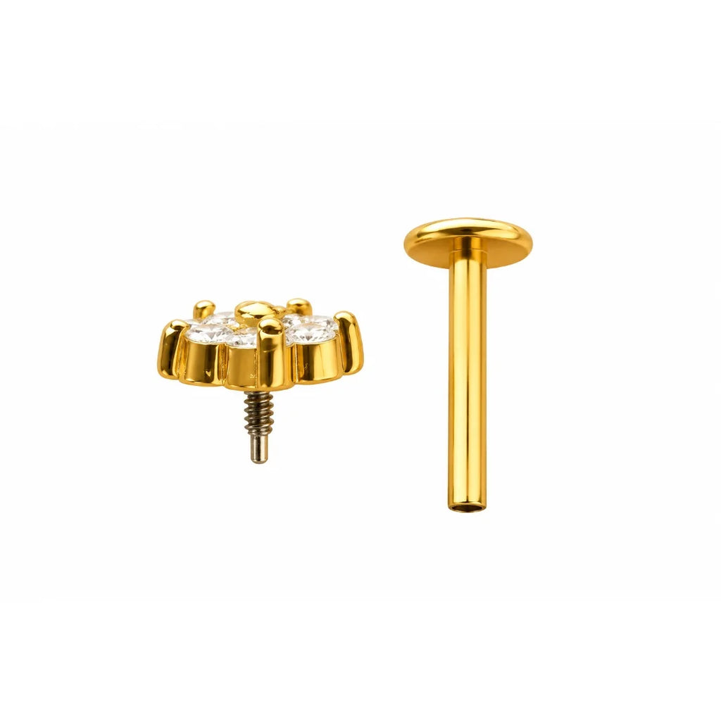 Florin Studs  (stainless steel)