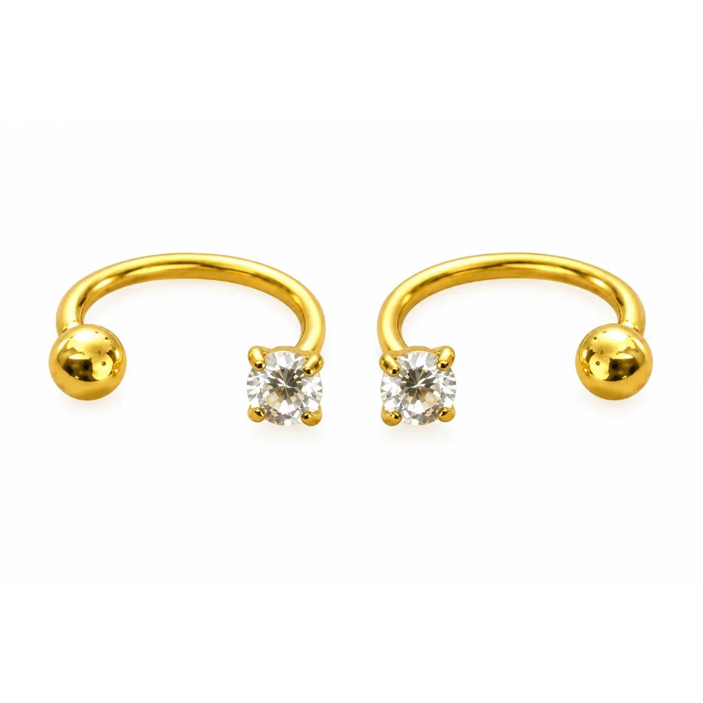 Glow Gem Studs (stainless steel)