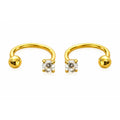 Glow Gem Studs (stainless steel)