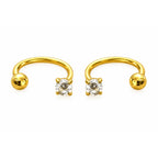 Glow Gem Studs (stainless steel)