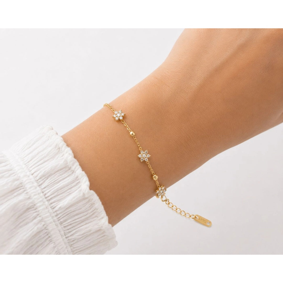 Crystal Blossom Bracelet