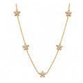 Crystal Flower Necklace
