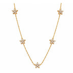 Crystal Flower Necklace