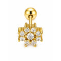 Diamond Petal Stud