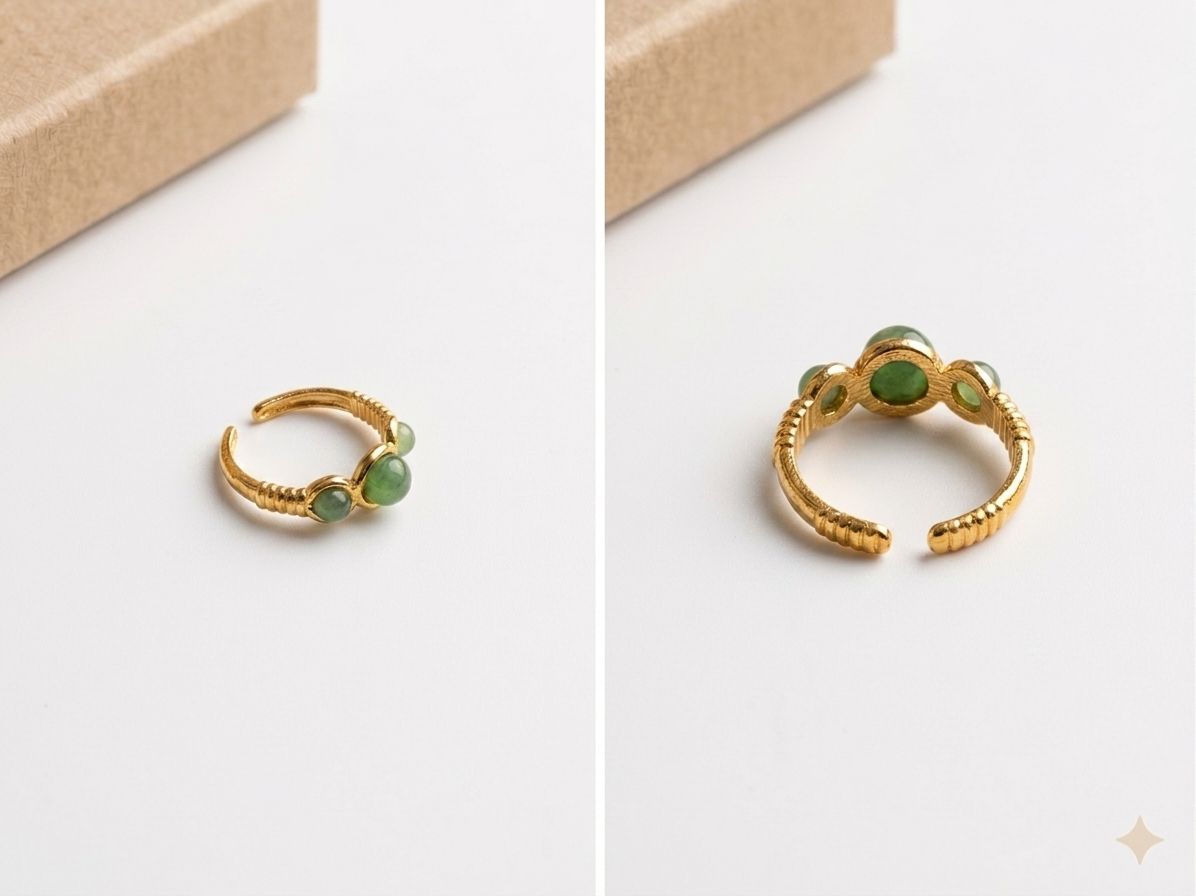 Emerald Dew Ring
