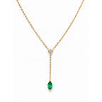 Emerald Drop Necklace