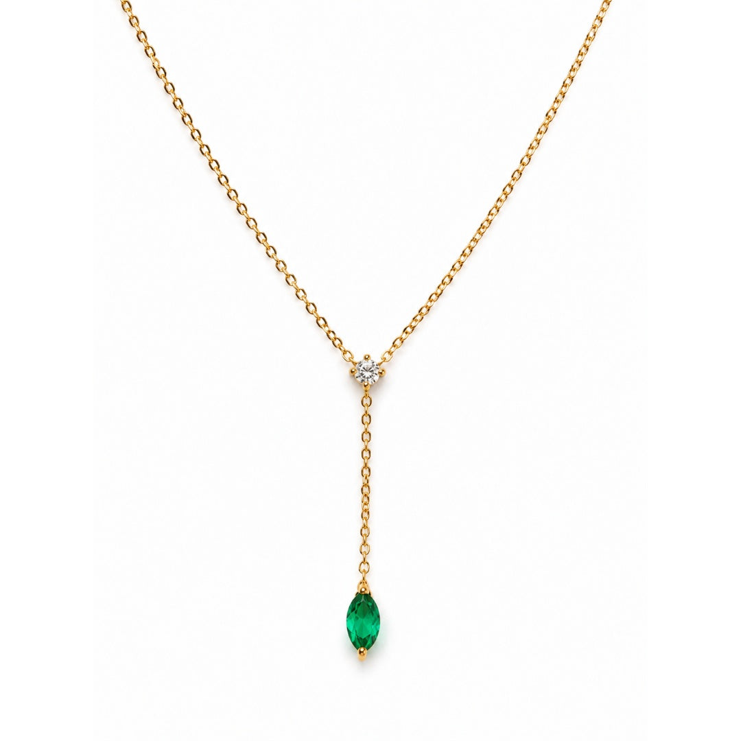 Emerald Drop Necklace