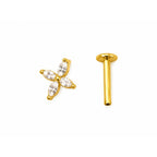 Poppy Studs (stainless steel)