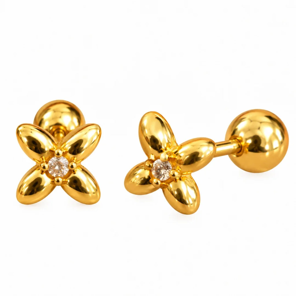 Wallflower Studs (stainless steel)