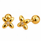 Wallflower Studs (stainless steel)