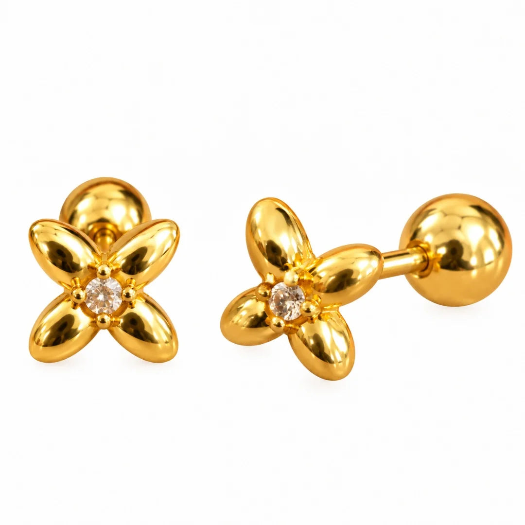 Wallflower Studs (stainless steel)