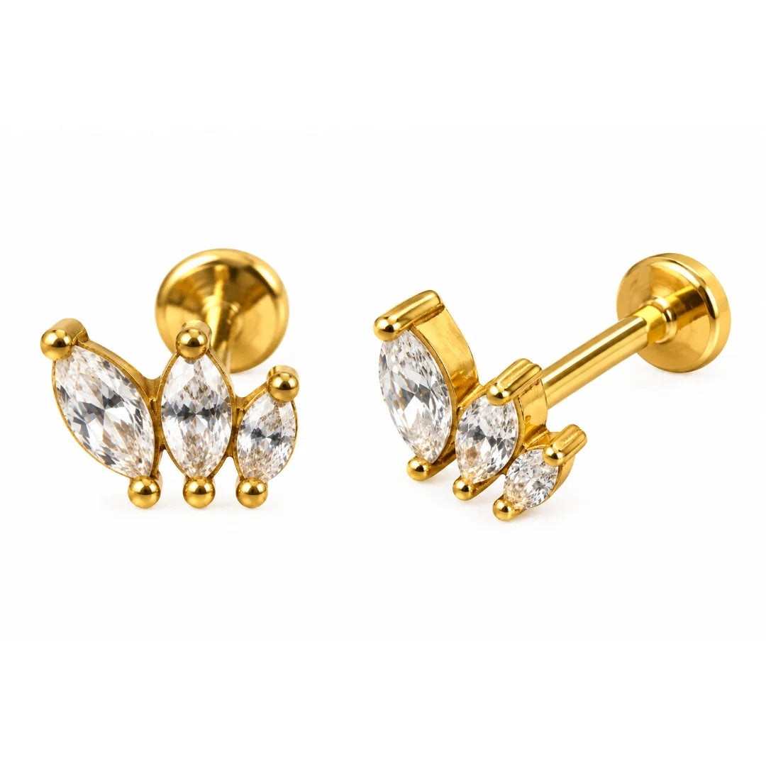 Nyla Studs (stainless steel)