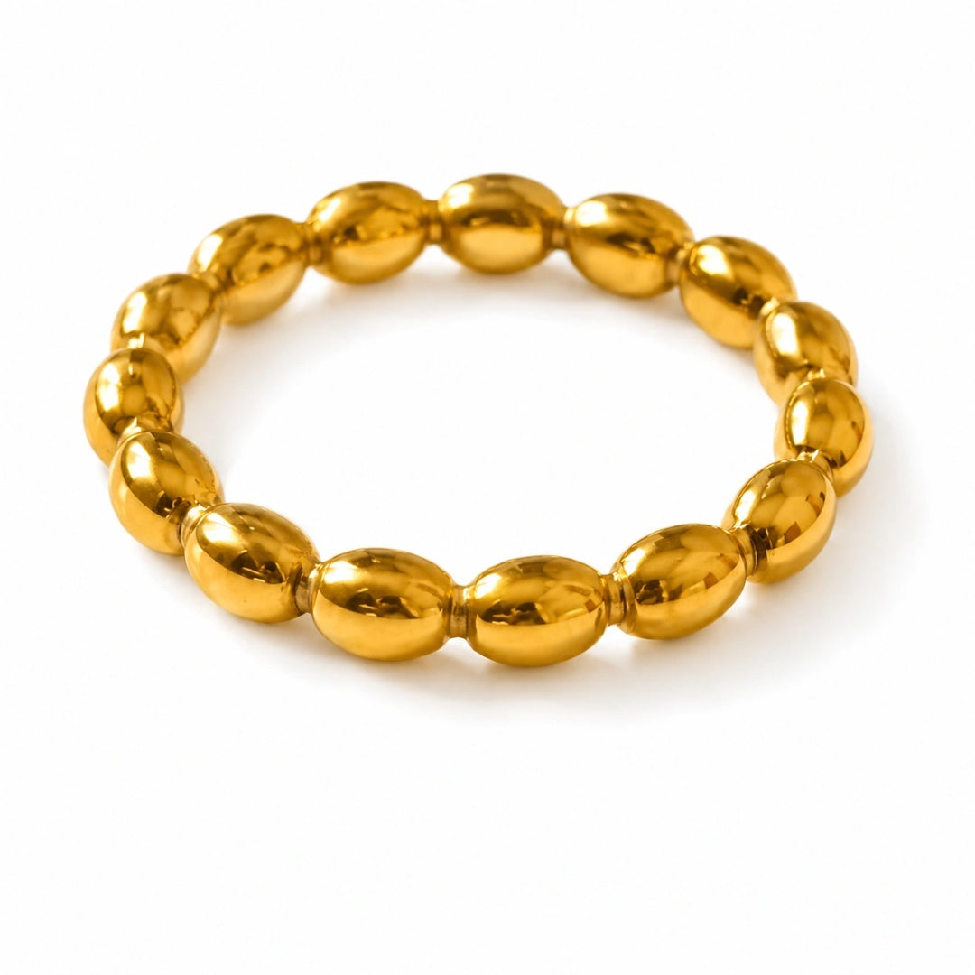 Golden Bead Ring