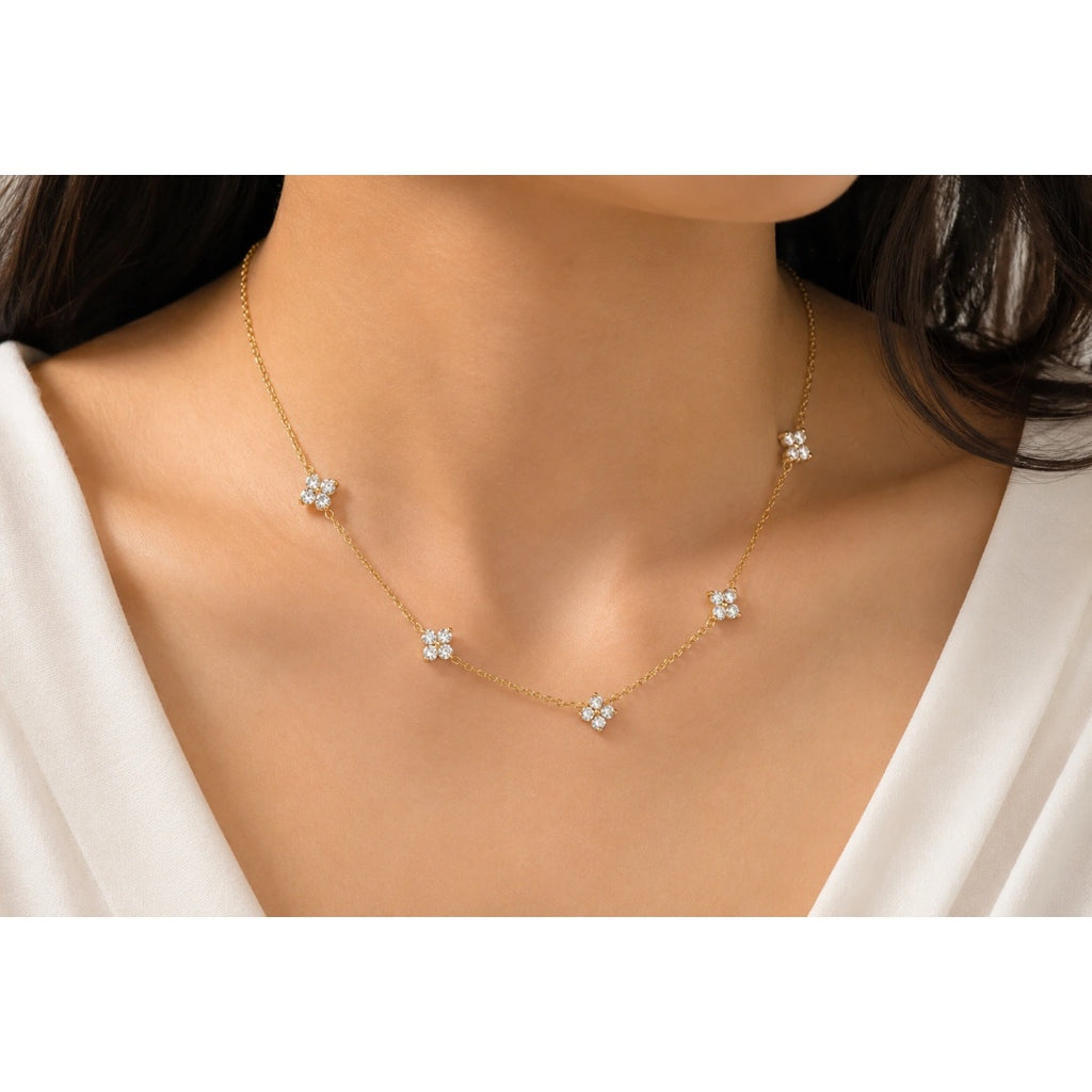 Golden Blossom Necklace
