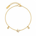 Golden Butterfly Crystal Bracelet