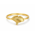 Golden Ginkgo Ring