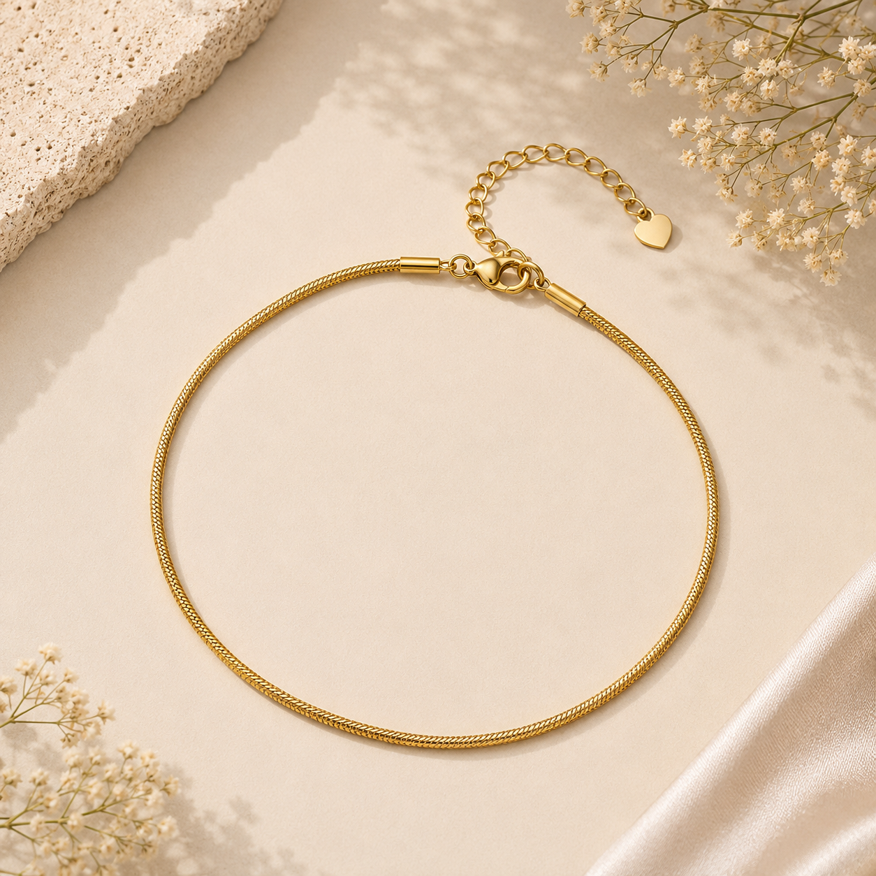 Golden Glow Anklet