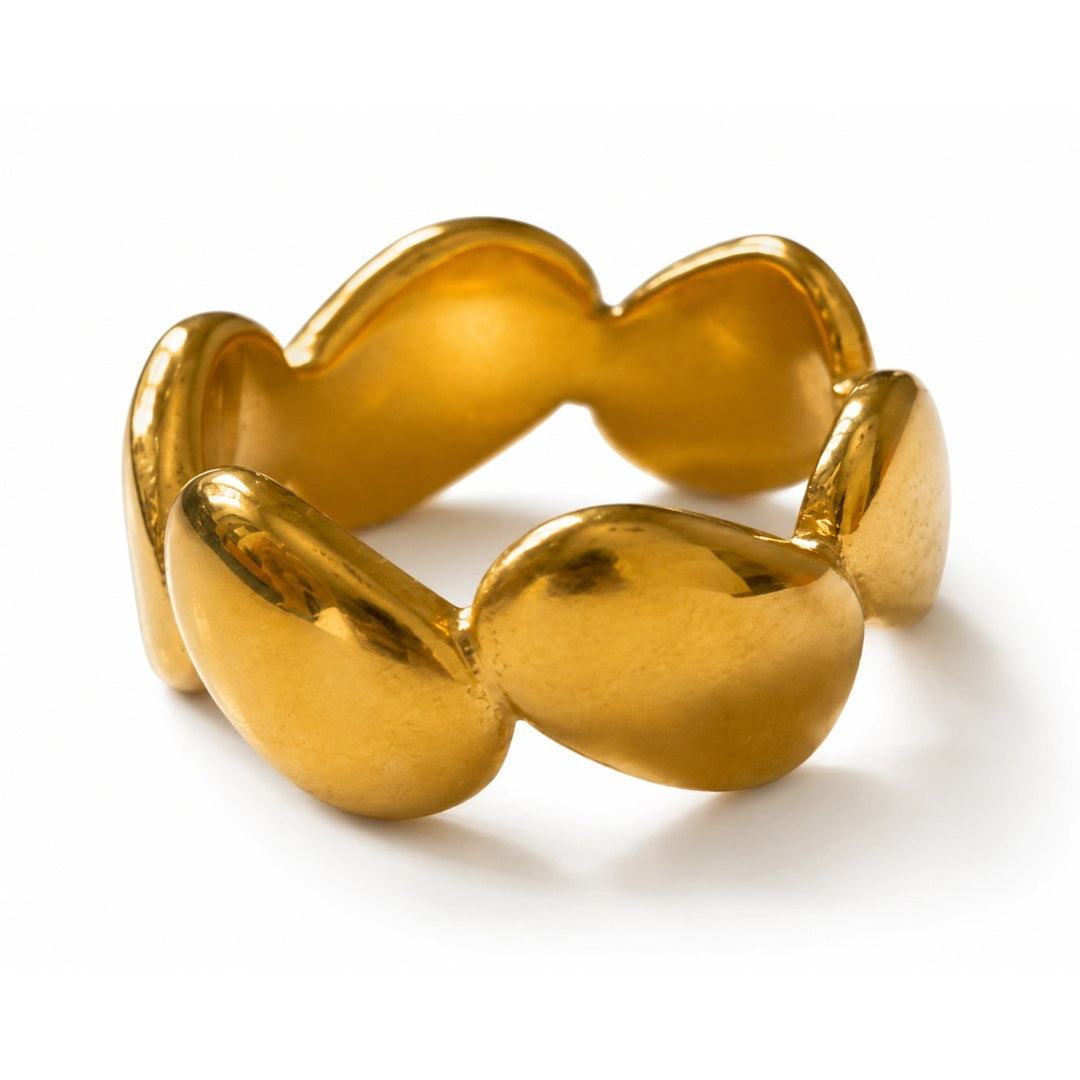 Golden Petal Ring