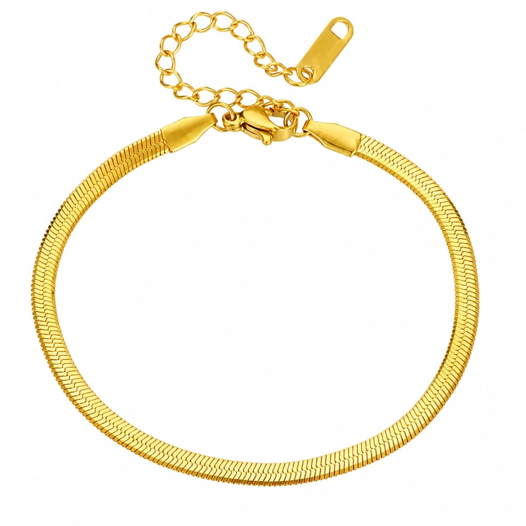 Golden Snake Chain Bracelet