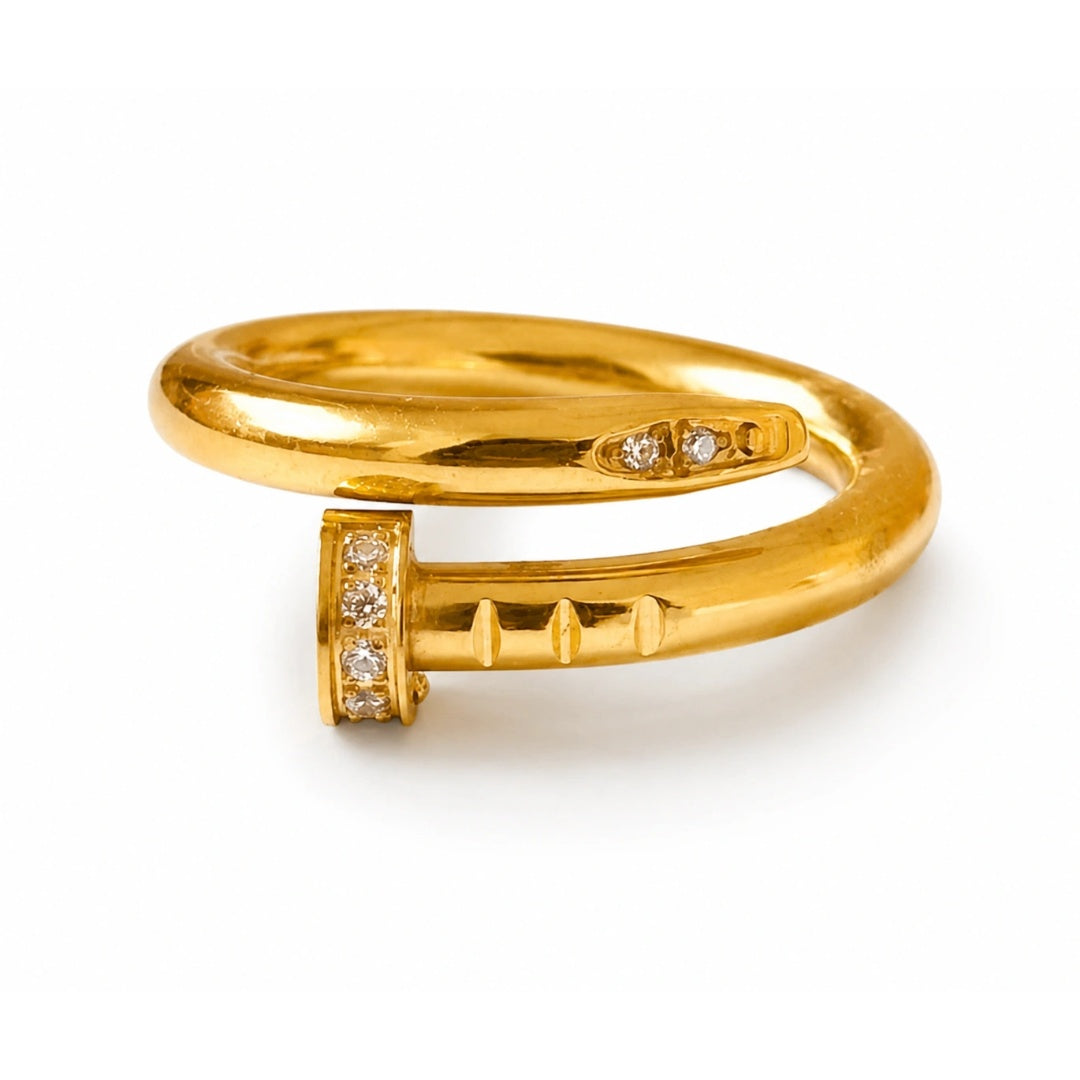 Golden Spiral Ring
