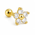 Gold floral