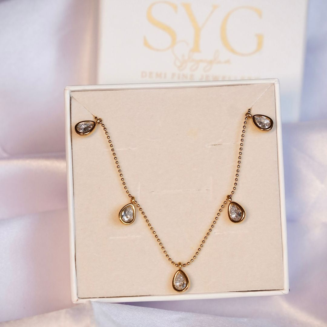 Gomez drop necklace