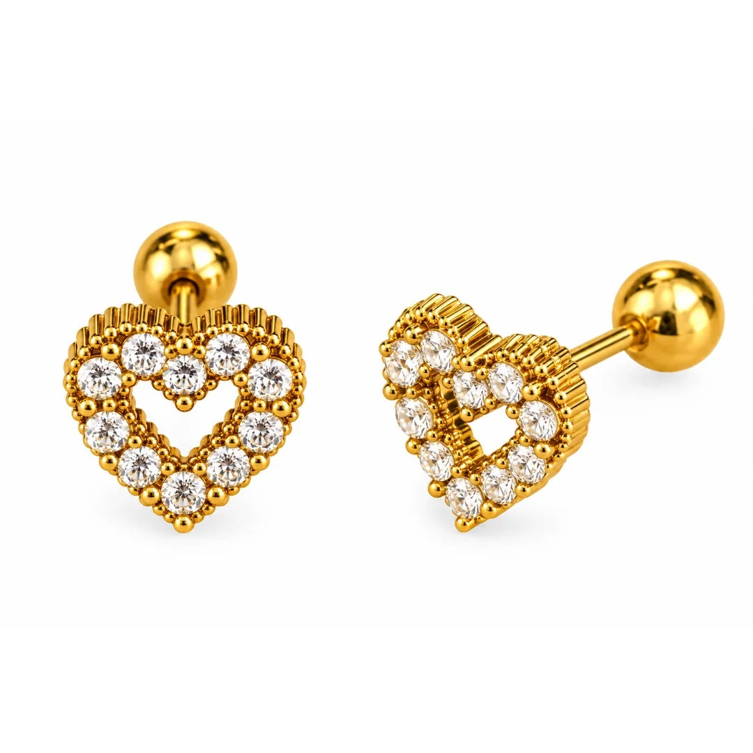 Love Studs (stainless steel)
