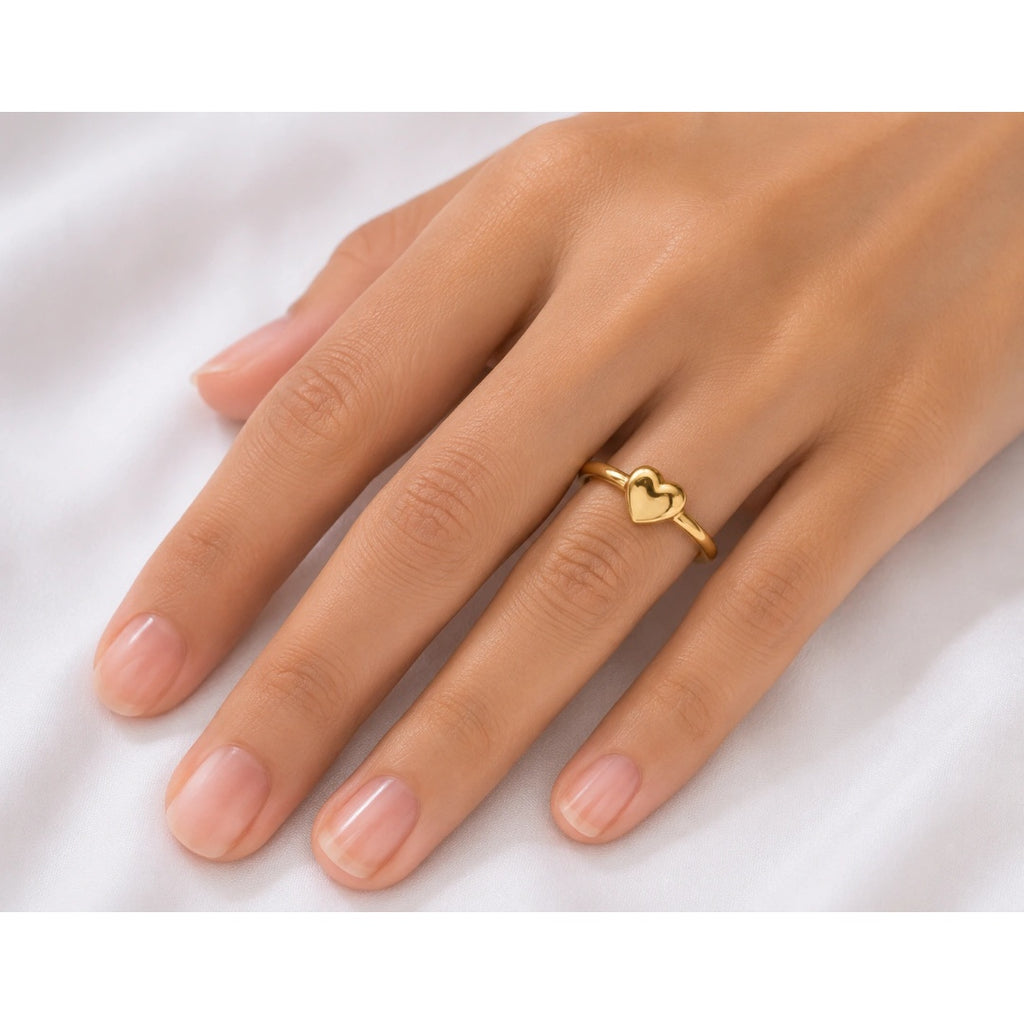 Heart Charm Ring