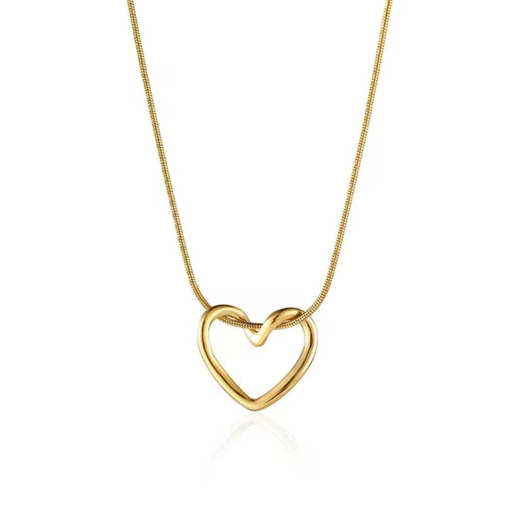 Interwined Heart Necklace