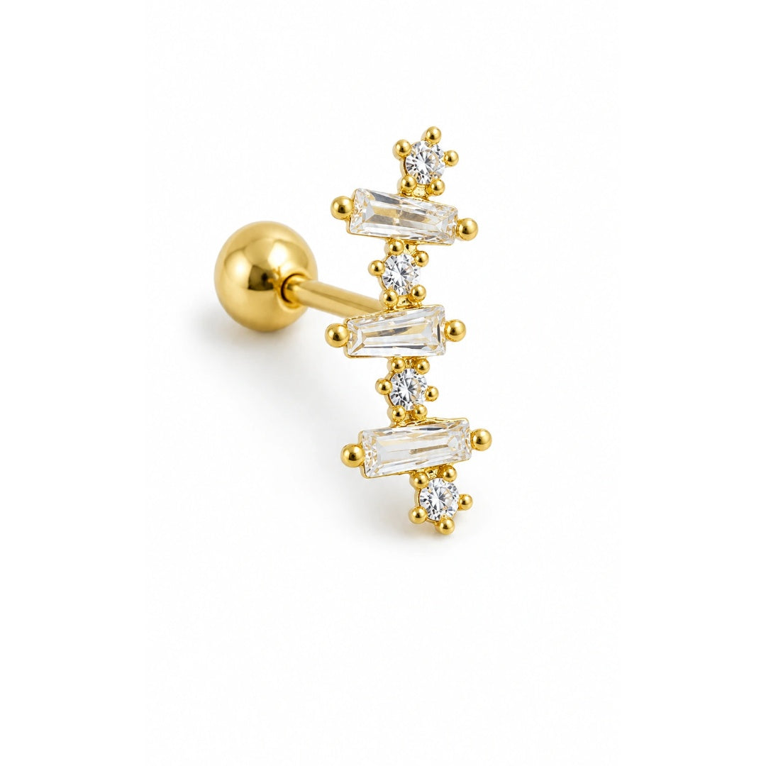 Linear Luxe Stud