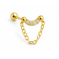Luna Chain Stud