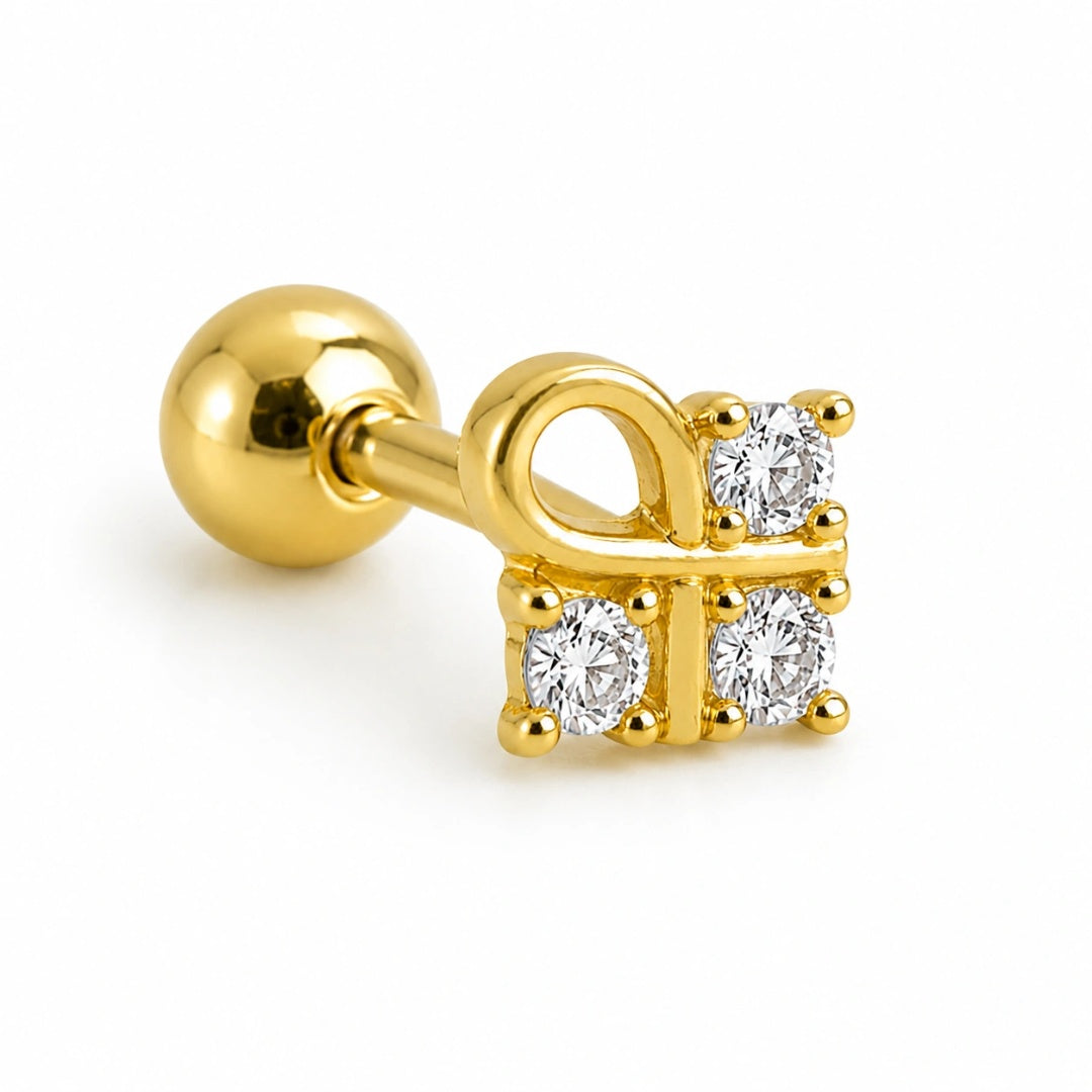 Luxe Bow Stud