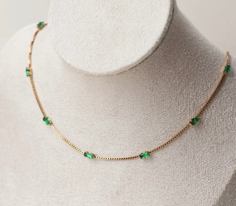 Mila Emerald Necklace