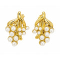 Pearl Cluster Earrings