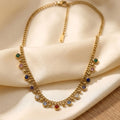Rainbow Charm Necklace