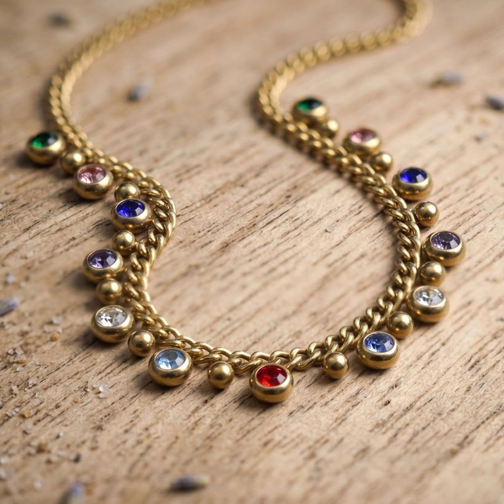 Rainbow Charm Necklace