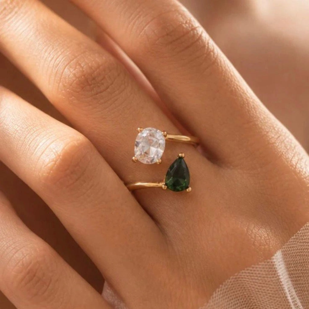 Royal Duo Gem Ring