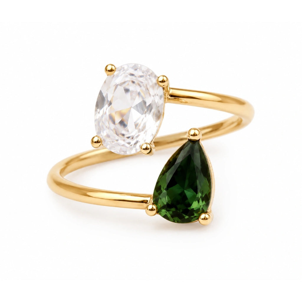Royal Duo Gem Ring